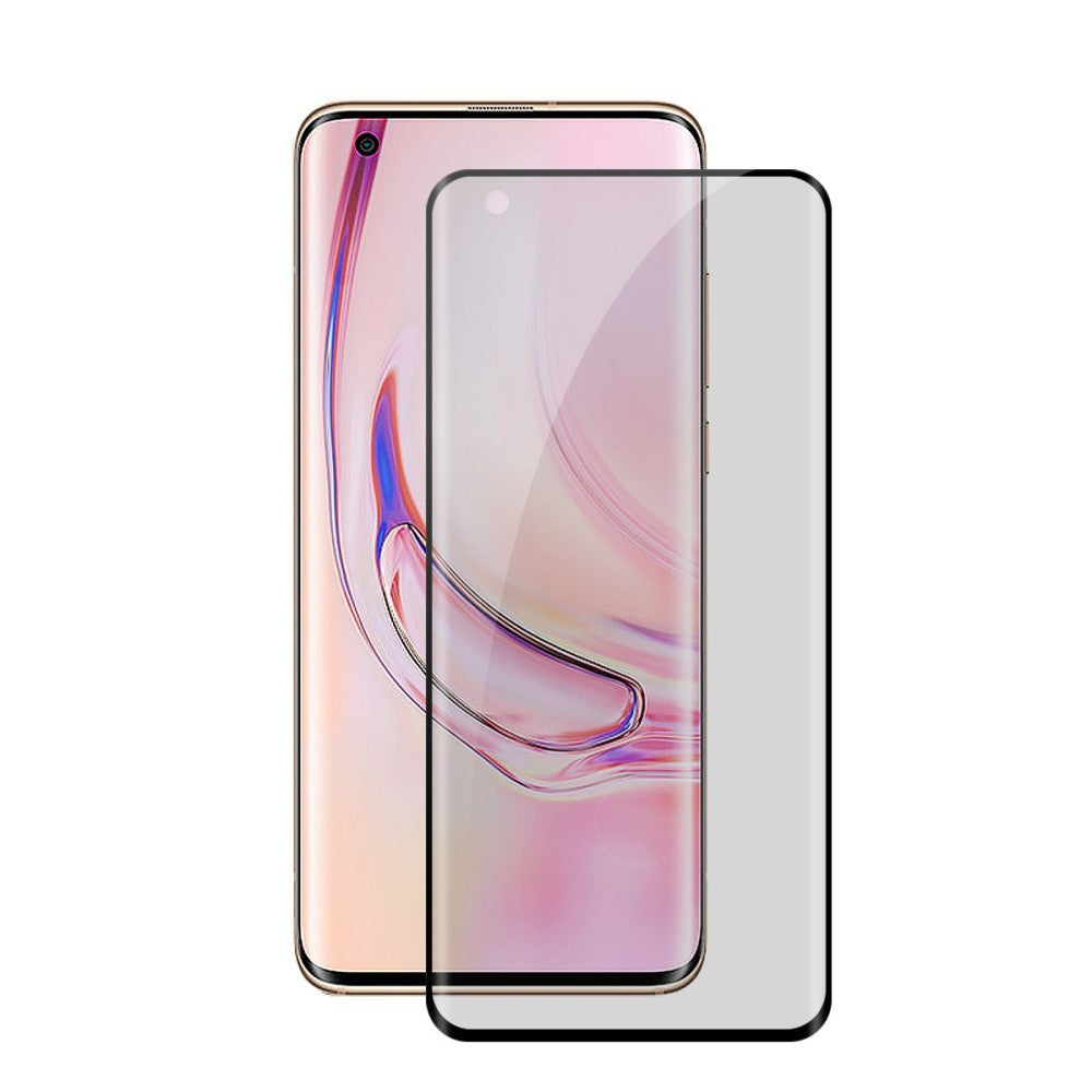 Folie Sticla curbata securizata Flippy compatibila cu Samsung S21 Ultra Full Glue Privacy Negru - vivimall.ro