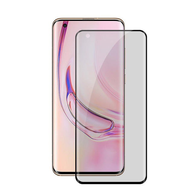 Folie Sticla curbata securizata Flippy compatibila cu Samsung S21 Ultra Full Glue Privacy Negru - vivimall.ro