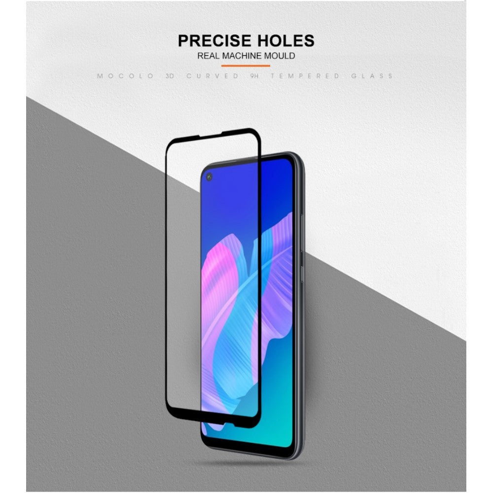 Folie Sticla Flippy® compatibila cu Huawei Y7P 2020 111D Negru - vivimall.ro