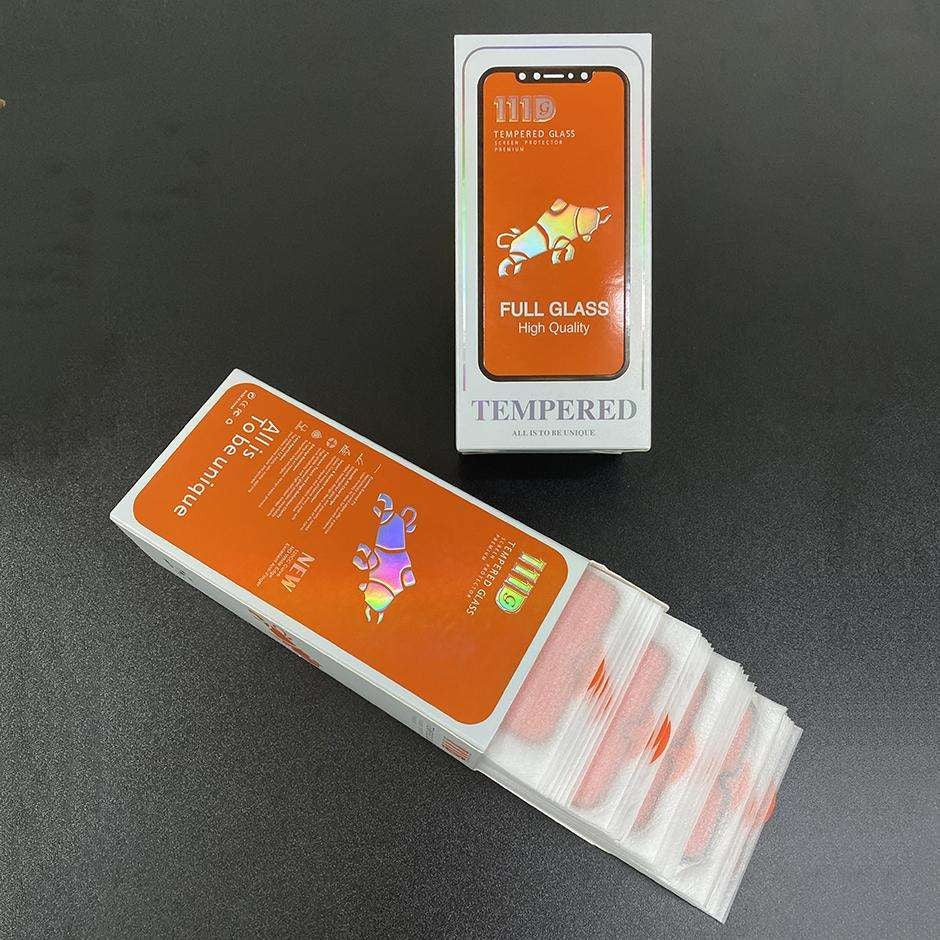 Folie Sticla Flippy® compatibila cu Huawei Y7P 2020 111D Negru - vivimall.ro