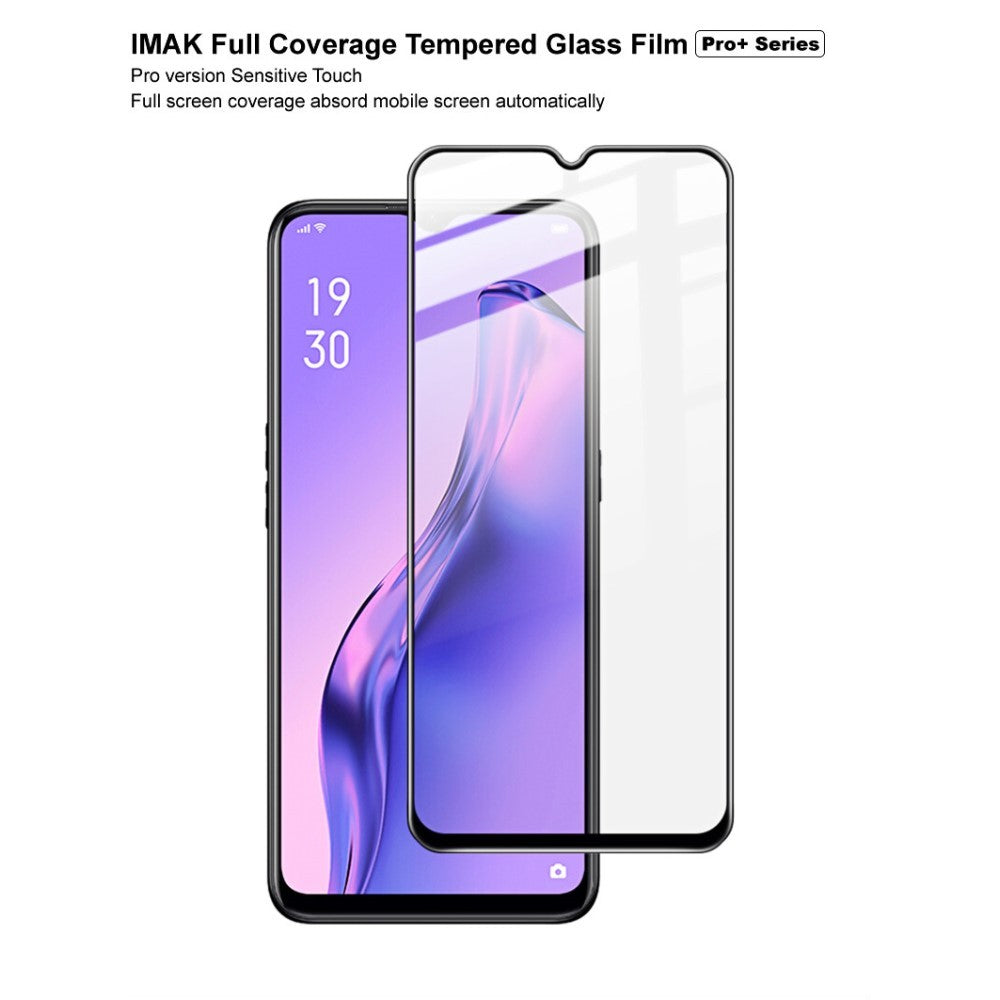 Folie Sticla Flippy® compatibila cu Oppo A31 111D Negru - vivimall.ro