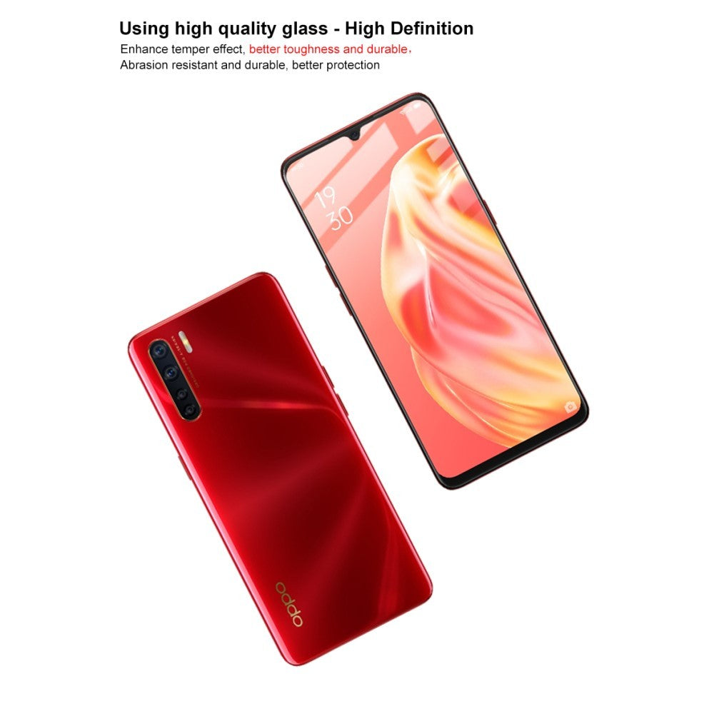 Folie Sticla Flippy® compatibila cu Oppo A91 111D Negru - vivimall.ro