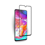 Folie de Protectie, Flippy, compatibil cu Samsung Galaxy A70, 111D, Sticla Securizata, Negru - vivimall.ro