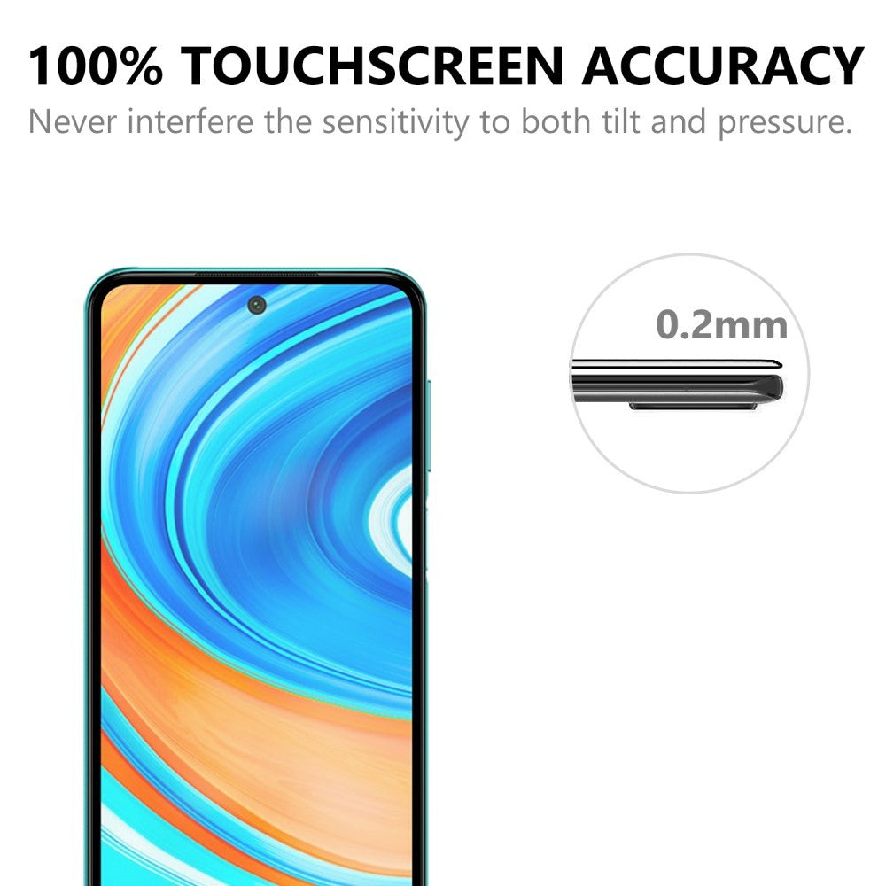 Folie Sticla Flippy® compatibila cu Xiaomi Redmi Note 9 Pro 111D Negru - vivimall.ro