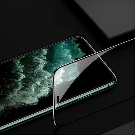 Folie Sticla Flippy® pentru Apple iPhone 11 Pro Max/XS Max 111D Negru - vivimall.ro