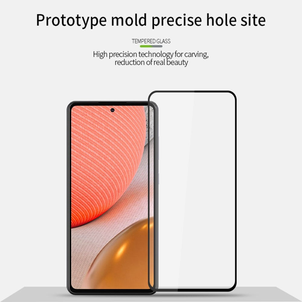 Folie Sticla Securizata Flippy, compatibila cu Samsung A72, Negru - vivimall.ro