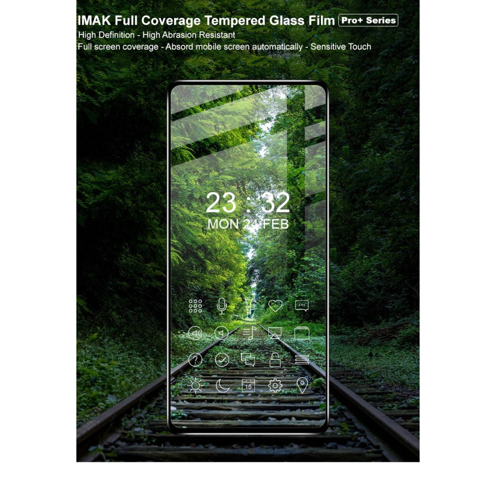 Folie Sticla Securizata Flippy, compatibila cu Samsung A72, Negru - vivimall.ro