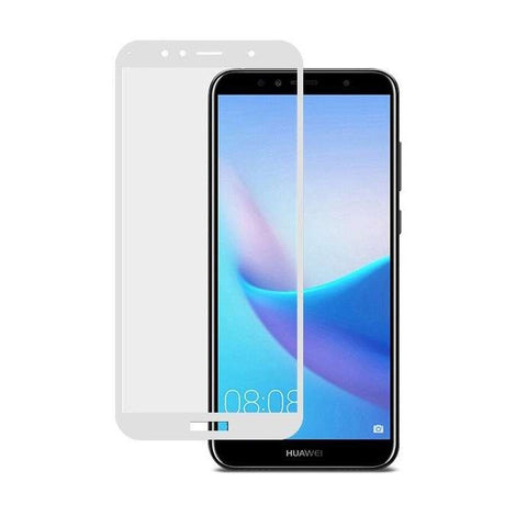 Folie Sticla Huawei P8 Lite 2017/P9 Lite 2017 Full Glue Alb - vivimall.ro