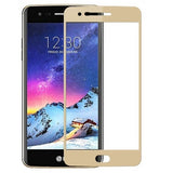 Folie Sticla LG K10 2017 Full Face Auriu - vivimall.ro