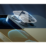 Folie Sticla pentru Camera, compatibila cu Apple iPhone 14 Pro / 14 Pro Max, Transparent cu margini negre - vivimall.ro