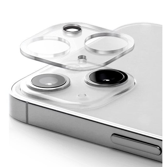 Folie Sticla pentru Camera Apple iPhone 15 / 15 Plus, Transparenta - vivimall.ro
