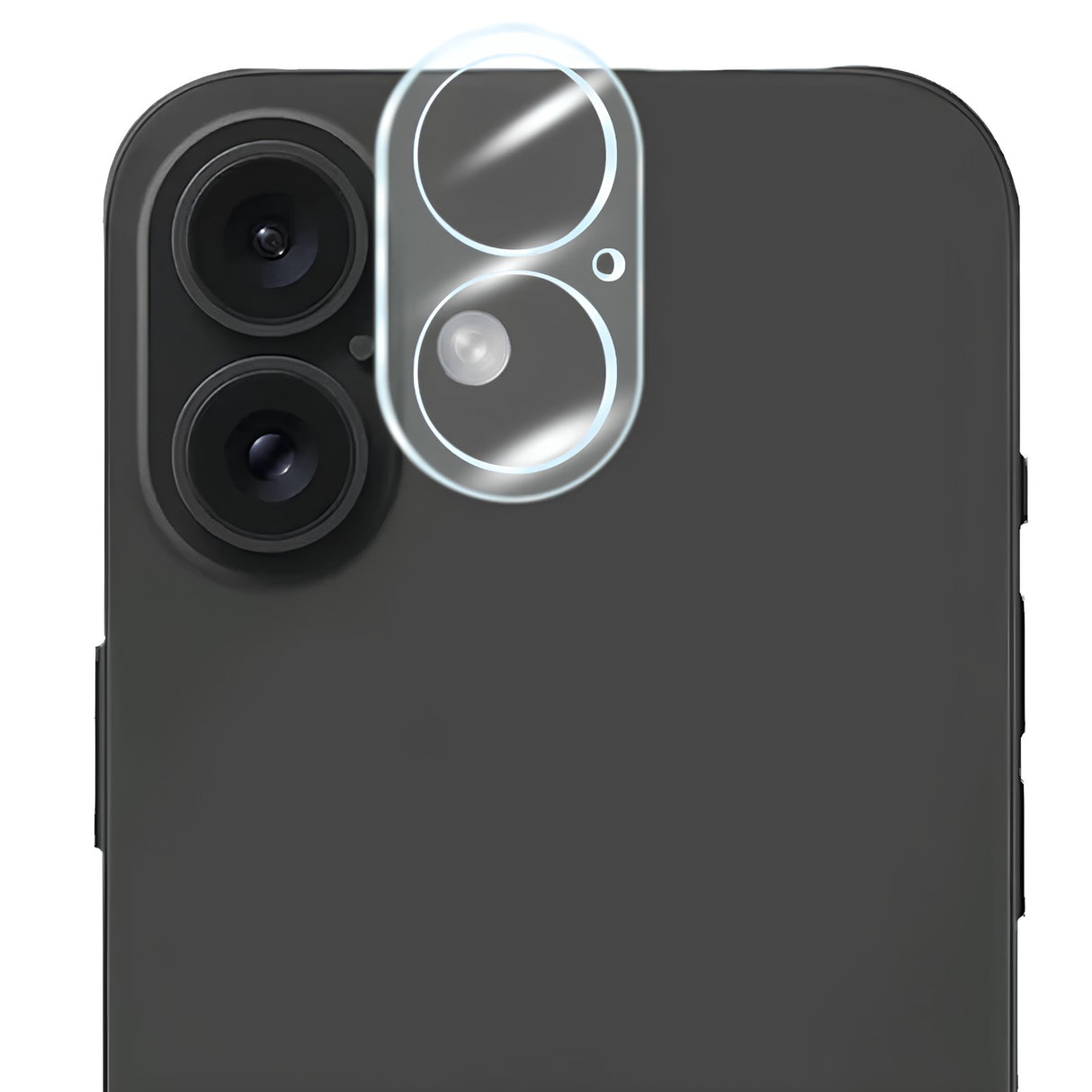 Folie Sticla pentru Camera, Vivimall, Pentru Apple iPhone 16 Plus, 3D, Transparent - vivimall.ro