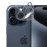 Folie Sticla pentru Camera, Vivimall, Pentru Apple iPhone 16 Pro Max, 3D, Transparent - vivimall.ro