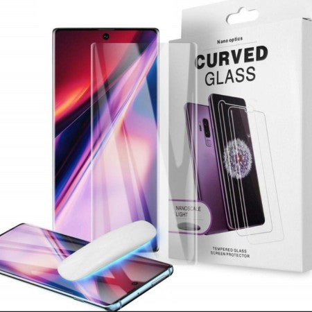 Folie Sticla Securizata pentru Samsung Galaxy S23 Ultra, Flippy,  Full Glue Nano Water Transparent - vivimall.ro