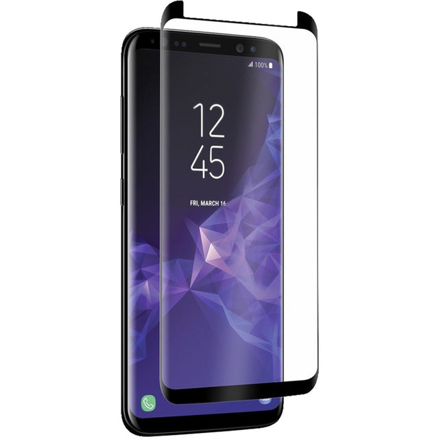 Folie Sticla Securizata Curbata Flippy Full Face, lipici pe toata suprafata, pentru Samsung Galaxy S9 Plus, Negru - vivimall.ro