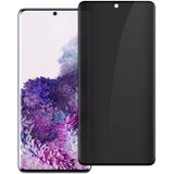 Folie Sticla Securizata Curbata Flippy pentru Samsung Galaxy S20 Plus Full Glue Privacy Negru - vivimall.ro