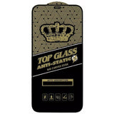 Folie Sticla securizata electrostatica Flippy pentru iPhone 7 Plus / 8 Plus, Sticla ESD, Top Glass, Anti-static, Negru - vivimall.ro