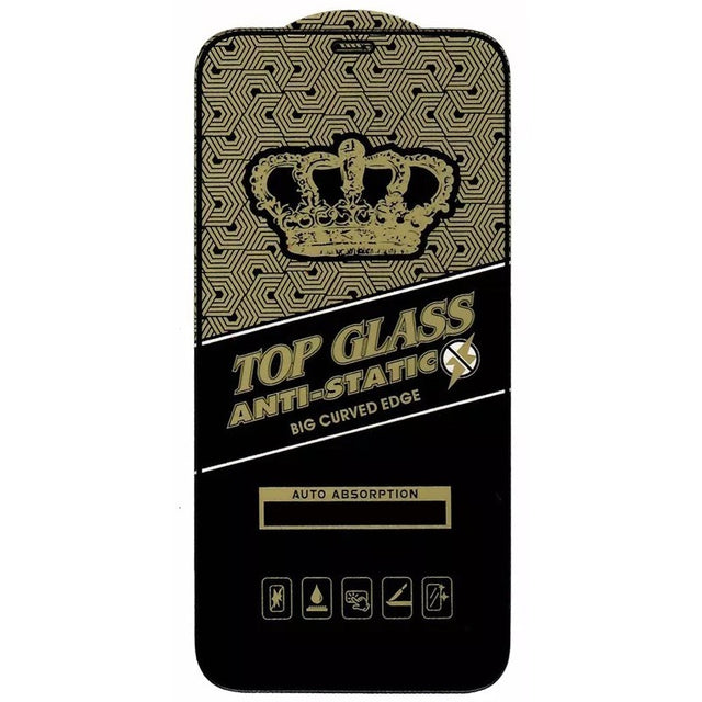Folie Sticla securizata electrostatica Flippy pentru Samsung A13 4G, Sticla ESD, Top Glass, Anti-static, Negru - vivimall.ro