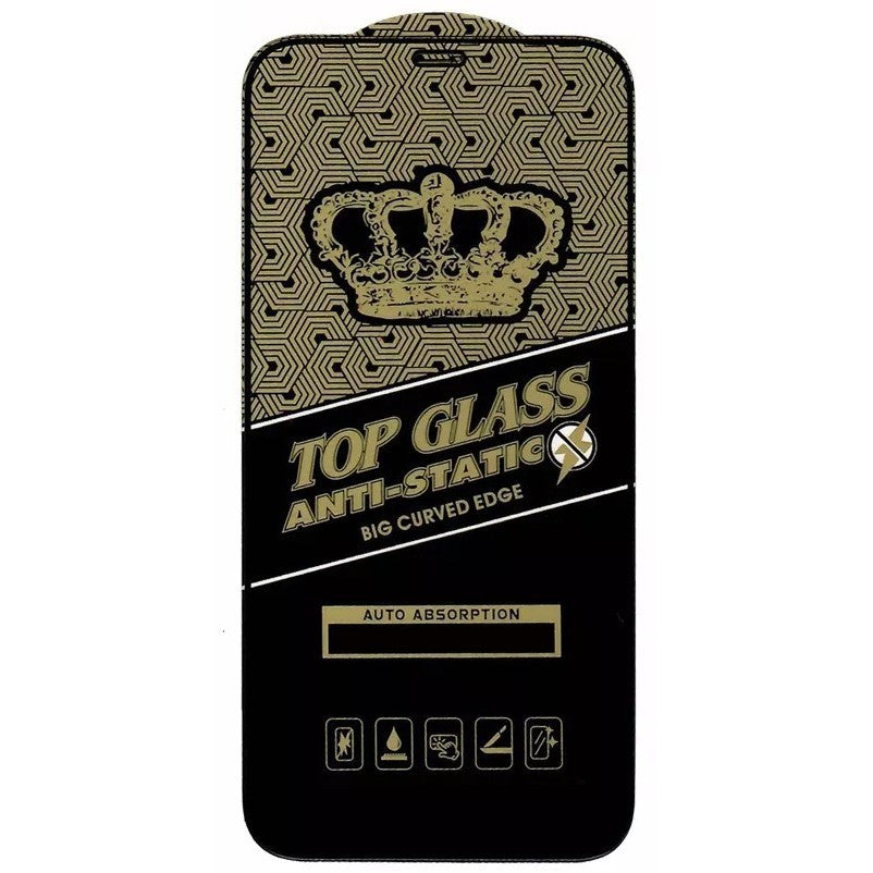 Folie Sticla securizata electrostatica Flippy pentru Samsung A30, Sticla ESD, Top Glass, Anti-static, Negru - vivimall.ro