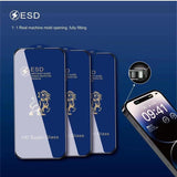 Folie Sticla securizata electrostatica Flippy pentru Samsung A34 5G, Sticla ESD, Top Glass, Anti-static, Negru - vivimall.ro