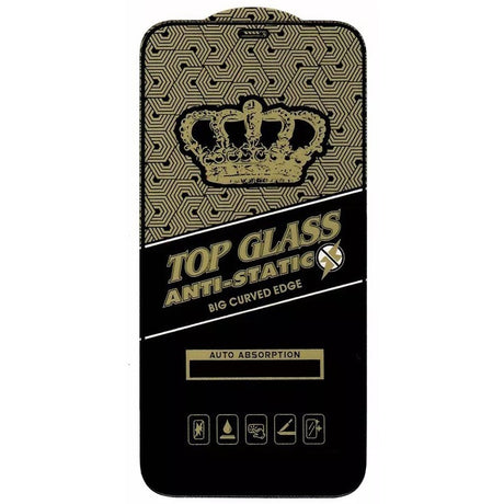 Folie Sticla securizata electrostatica Flippy pentru Samsung A52 / A52 5G, Sticla ESD, Top Glass, Anti-static, Negru - vivimall.ro