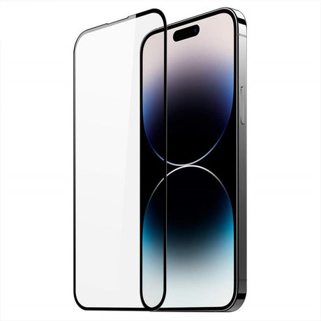 Folie Sticla Securizata Vivimall compatibil cu Apple iPhone 15 Pro  Max, Full Glue Negru - vivimall.ro
