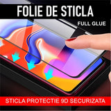 Folie Sticla Securizata Vivimall compatibil cu Oppo Reno 8 5G, Full Glue Negru - vivimall.ro