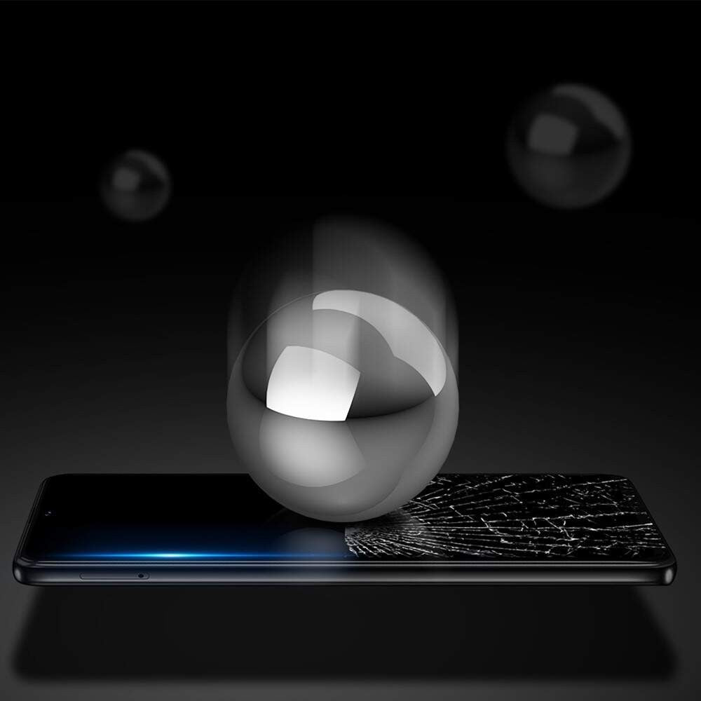 Folie Sticla Securizata Vivimall compatibil cu Oppo Reno 8 5G, Full Glue Negru - vivimall.ro