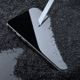 Folie Sticla Securizata, Vivimall, compatibila cu Apple iPhone 16 Pro Max, Full Glue, Margini Negre, Transparent - vivimall.ro