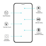 Folie Sticla securizata Flippy® compatibila cu Apple iPhone 7/8G/SE 2020 Full Glue Negru - vivimall.ro