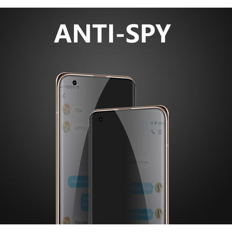 Folie Sticla securizata Flippy® compatibila cu Hawei Nova 9 Full Glue Privacy Negru - vivimall.ro