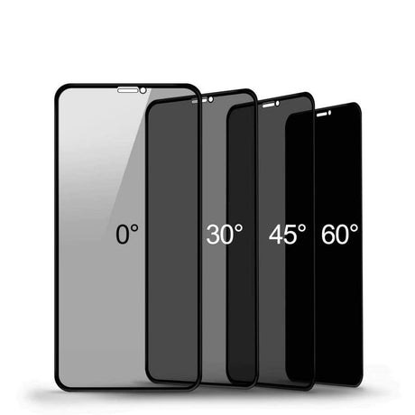 Folie Sticla securizata Vivimall compatibila cu Samsung A70 Full Glue Privacy Duritate 9H Negru - vivimall.ro
