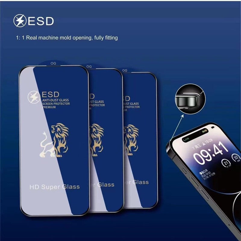 Folie Sticla securizata Flippy® compatibila cu Xiaomi Redmi  Note 11 Pro 5G  Sticla ESD, Top Glass, Anti-static,Negru - vivimall.ro