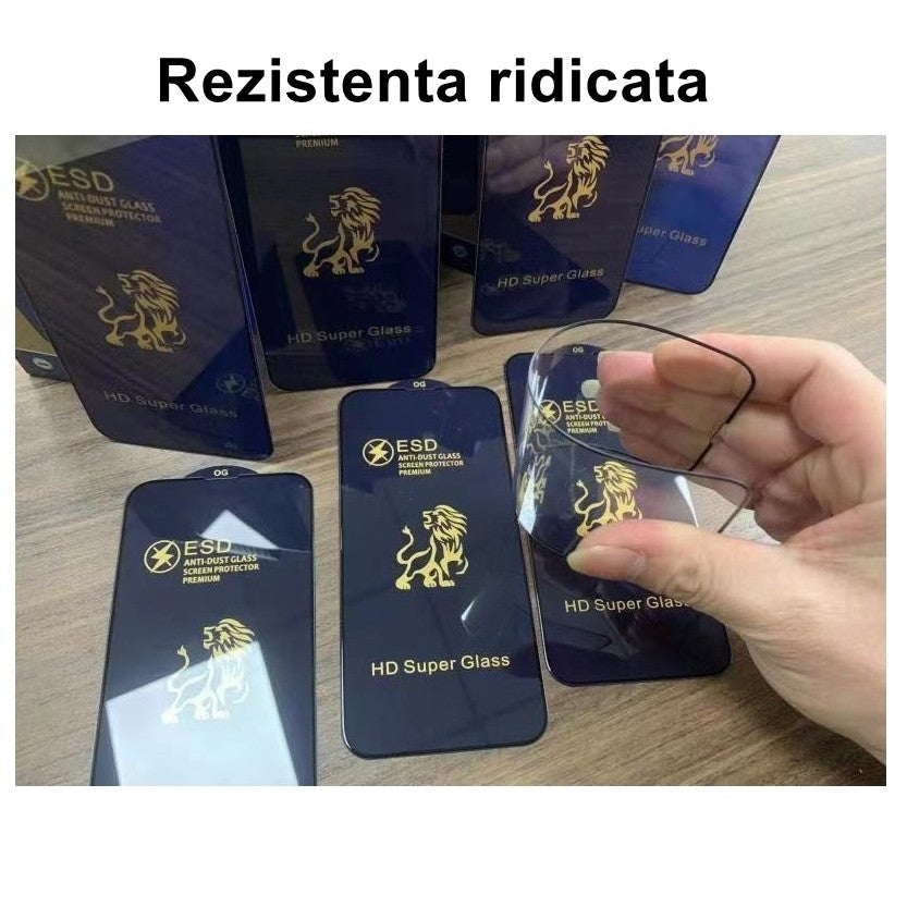 Folie Sticla securizata Flippy compatibila cu Xiaomi Redmi Note 12 Pro 5G Full  Sticla ESD, Top Glass, Anti-static, Negru - vivimall.ro