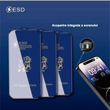 Folie Sticla securizata Flippy compatibila cu Xiaomi Redmi Note 12 Pro 5G Full  Sticla ESD, Top Glass, Anti-static, Negru - vivimall.ro