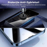 Folie Sticla Securizata, Vivimall, Pentru Apple iPhone 16 Pro, Privacy Classic, 2.5D, Confidentialitate 30°, Negru Transparent - vivimall.ro