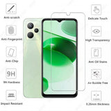 Folie Sticla Securizata, Vivimall, Pentru  Realme C53, Full Glue, Margini Negre, Transparent - vivimall.ro