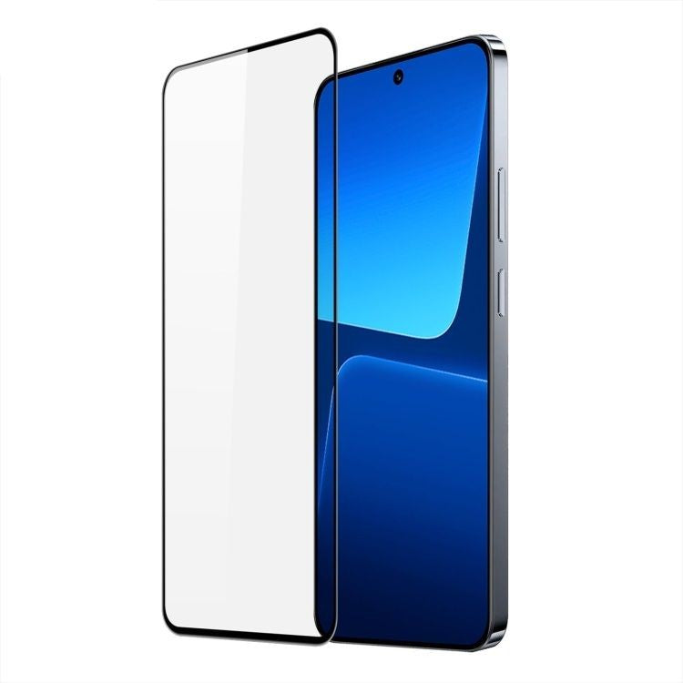 Folie Sticla Securizata, Vivimall,Pentru Redmi 13T, Full Glue, Margini Negre, Transparent - vivimall.ro