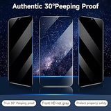 Folie Sticla Securizata, Vivimall, Pentru Samsung Galaxy S23 FE, Privacy Classic, 2.5D, Confidentialitate 35°, Negru Transparent - vivimall.ro