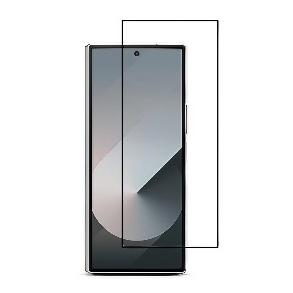 Folie Sticla Securizata, Vivimall,Pentru Samsung Galaxy Z Fold 6, Full Glue, Margini Negre, Transparent - vivimall.ro