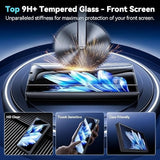 Folie Sticla Securizata, Vivimall, Pentru Samsung Galaxy Z Fold5, 2.5D, HD, Transparenta - vivimall.ro