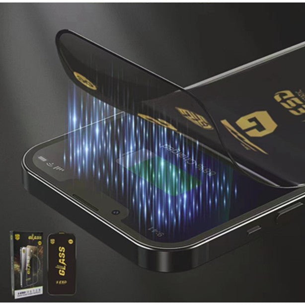 Folie Sticla Securizata pentru iPhone 16, Vivimall, Folie compatibila cu Apple iPhone 16, Sticla ESD, Super HD Glass, Anti-static, Margini Negre, Transparent - vivimall.ro