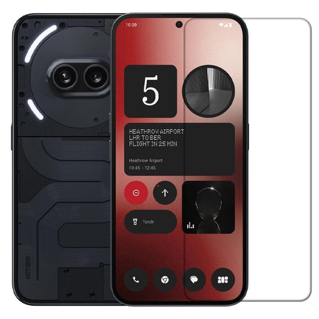 Folie sticlă securizată Nothing Phone 2a, transparentă HD 2.5D, vedere frontală produs
