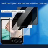 Folie Sticla Securizata pentru Samsung Galaxy Z Flip 6, Vivimall, Sticla de Protectie Compatibila cu Samsung Galaxy Z Flip 6, 2.5D, HD, Transparenta - vivimall.ro