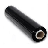 Folie Stretch Neagra pentru Uz Manual, 500mm Latime , 1.5 Kg/Rola , 6 role/bax - vivimall.ro