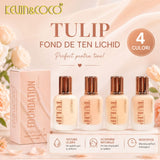 Fond de ten Kevin&Coco Tulip nuanța 4, textură lejeră, machiaj zilnic, vedere din spate