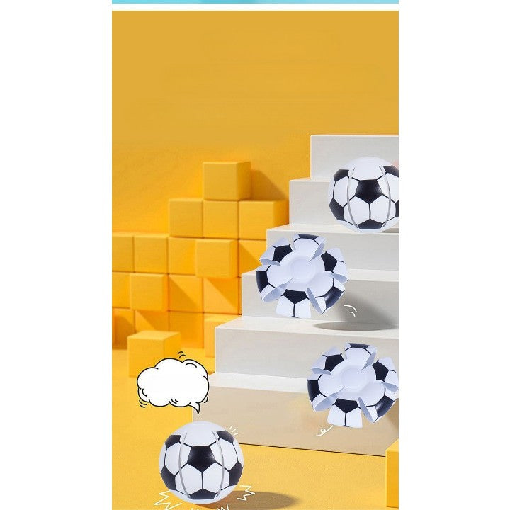 Minge UFO fotbal Vivimall cu deformare, diametru 8 cm, 3 ani +, lumini LED interactiva, minge magică OZN zburator, minge zburătoare - vivimall.ro