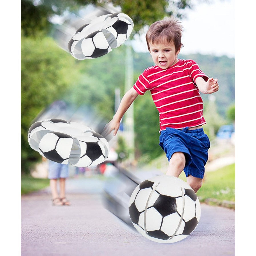 Minge UFO fotbal Vivimall cu deformare, diametru 8 cm, 3 ani +, lumini LED interactiva, minge magică OZN zburator, minge zburătoare - vivimall.ro