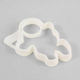 Forma pentru Alimente, Vivimall, pentru Omlete/Prajituri/Clatite, din Silicon, Model Astronaut,15 x 11.5 x 2 cm, Alb - vivimall.ro