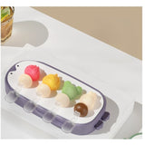 Forma Pentru Inghetata 4 Compartimente, Forme Cu Animalute, Materialsilicon Si Abs, 21 X 12.8 X 3Cm - vivimall.ro